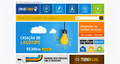 Desktop Screenshot of criatudo.com.br